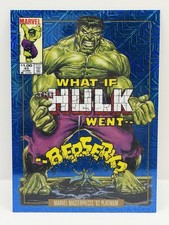 Hulk 2024 Marvel Masterpieces ‘92 Platinum Blue Traxx Variant Cover 32-V Skybox