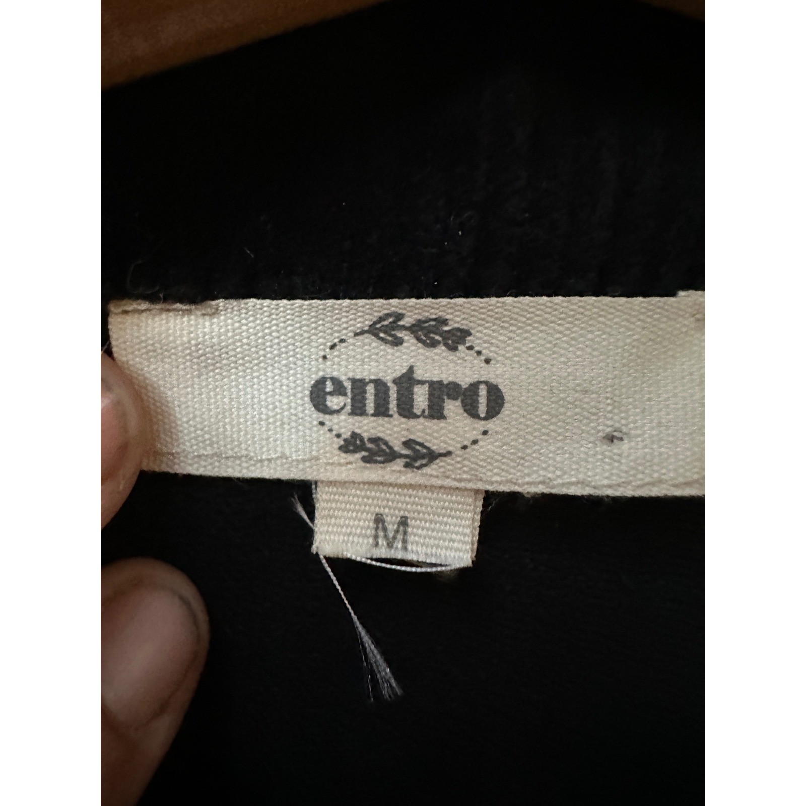 Entro Corduroy Plaid Patchwork Jacket Women's M C… - image 3