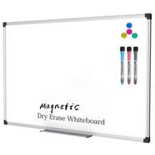 XBoard Magnetic Dry Erase Board/Whiteboard, 36 X 24 Inches Double Sided White...