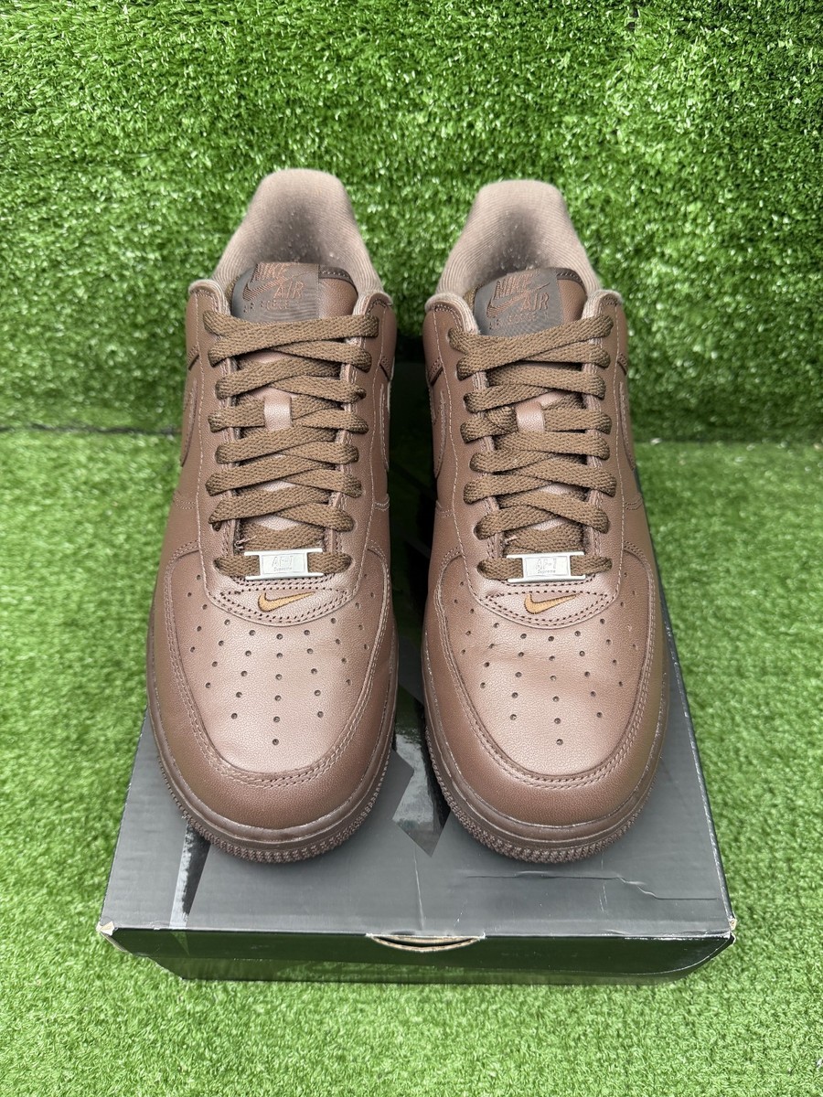 Size 9.5 - Nike Supreme x Air Force 1 Low Box Logo - Baroque Brown