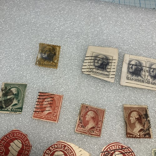 Lot Of 21 Mixed USED US George Washington Stamps- 1885-1935; HIGH CV- A DEAL! - Picture 9 of 19