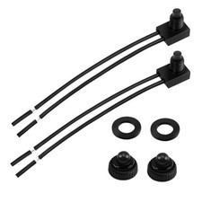 2 Pcs Waterproof Push Button Switch 12V SPST Switch with 4.5'' Lines KP 2 Pack