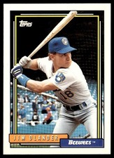 1992 Topps Jim Olander Rookie Milwaukee Brewers #7