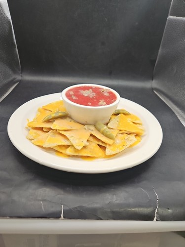 Cheese Nachos Display Fake Food Plate Movie Prop Realistic Faux