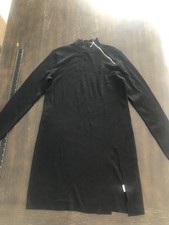 New NWOT Cable & Gauge Size M Black Sweater Dress 