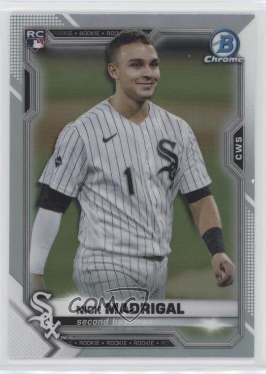 2021 Bowman Chrome SP Rookie Image Variation Nick Madrigal #7 m5w