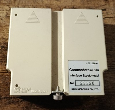 Commodore 64 - C64 / Interface Steckmodul / Star Micronics / optisch gut