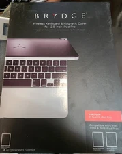 Brydge BRYTP6022 Pro +12.9 Magnetic cover Wireless Keyboard W/Trackpad iPad Pro