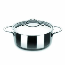 IBILI Noah Casserole with Lid, 16 x 16 x 7 cm, Silver