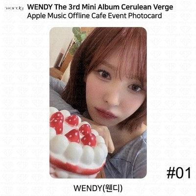 RED VELVET WENDY 3rd Mini Album Cerulean Verge Applemusic Cafe