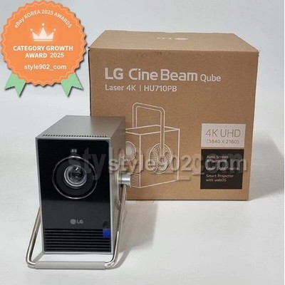 Original LG CineBeam Qube HU710PB 4K UHD Smart Portable Laser Projector - FedEX