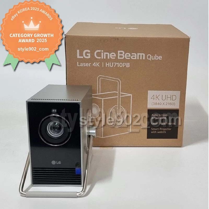 Original LG CineBeam Qube HU710PB 4K UHD Smart Portable Laser Projector - FedEX