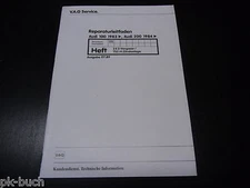Workshop Manual Audi 100 200 Type 44 2 E 2 Carburettor Tsz-H Ignition 07/1989