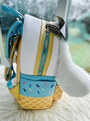 Loungefly SDCC  Cinnamoroll Ice Cream Scented Plush Cosplay Mini Backpack Rare Loungefly SDCC Sanrio Cinnamoroll Ice Cream Scented Plush  main image 2