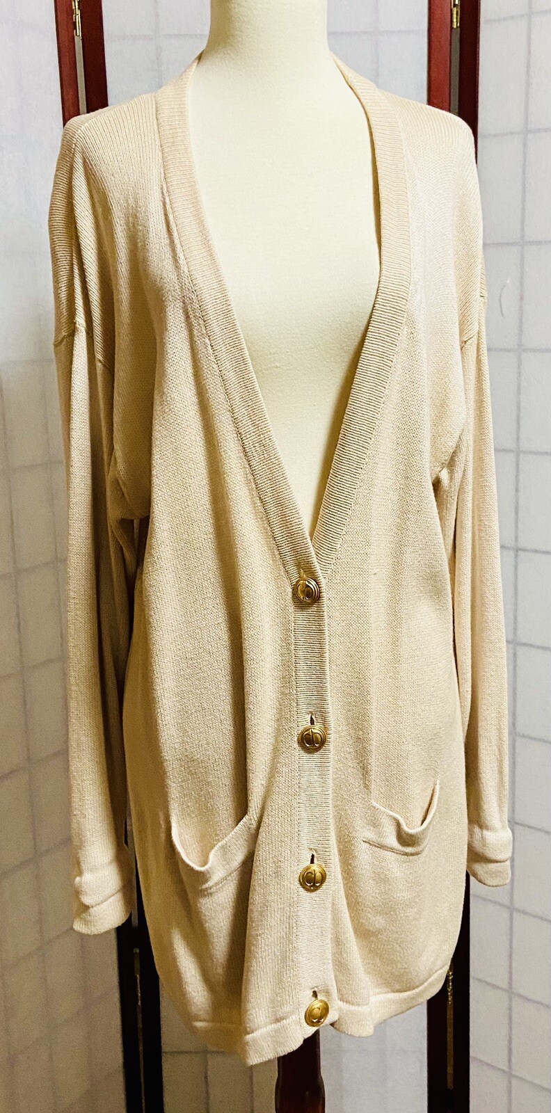 Vintage 1980's Christian Dior Cardigan 