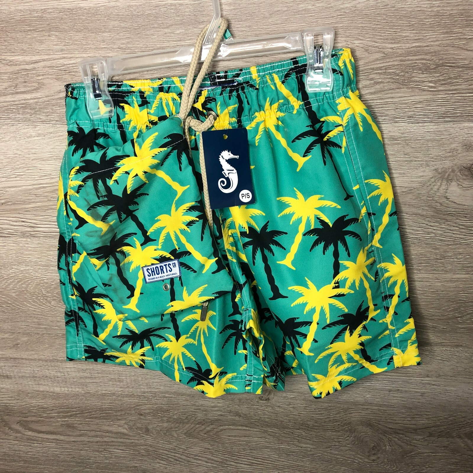 Shorts Co. Mens Small Pal Tree Beach Board Swimsuit Shorts NEW-image