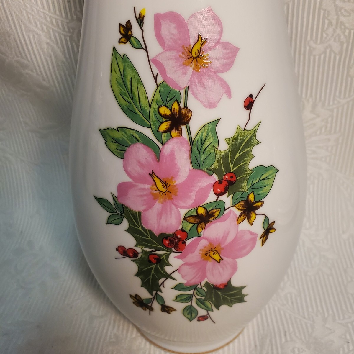 ホロハーザ（Hollóháza） Hollohaza Hungary Porcelain Vase 12 1/4