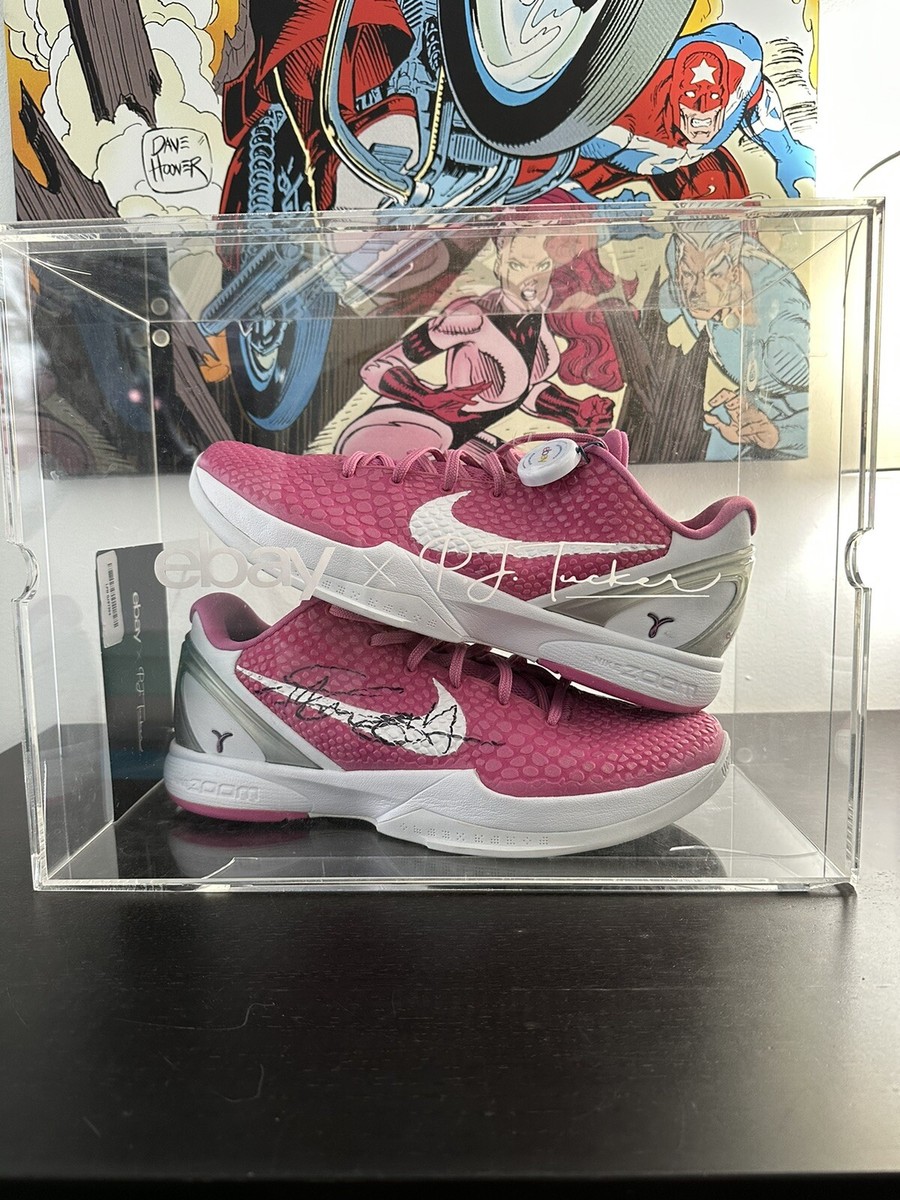 PJ Tucker's Nike Zoom Kobe VI 6 sz 13 Kay Yow Think Pink (Game