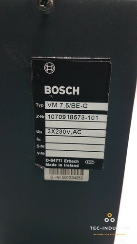 Servomodulo BOSCH VM 7,5/BE-G I 1070918573 I UN 3x230V, módulo de alimentación AC I - Imagen 3 de 10