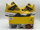 Nike Air Jordan 4 Retro Mid Lightning Size 10 Authentic Used Rare OG 2021 Yellow