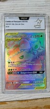 Carte pokemon CELEBI ET FLORIZARRE GX Rainbow Full Art - 182/181 SL9 Duo De Choc