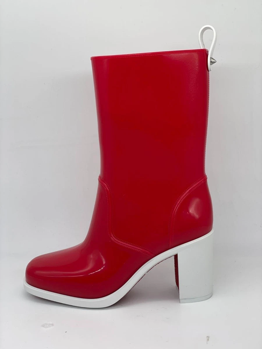 Christian Louboutin, Loubirain 70 pvc boots