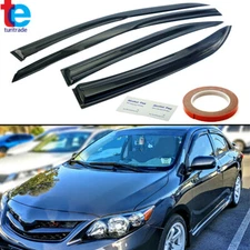 For Toyota Corolla 2009-2013 Window Vent Visor Rain Guard Deflector 4pcs Acrylic