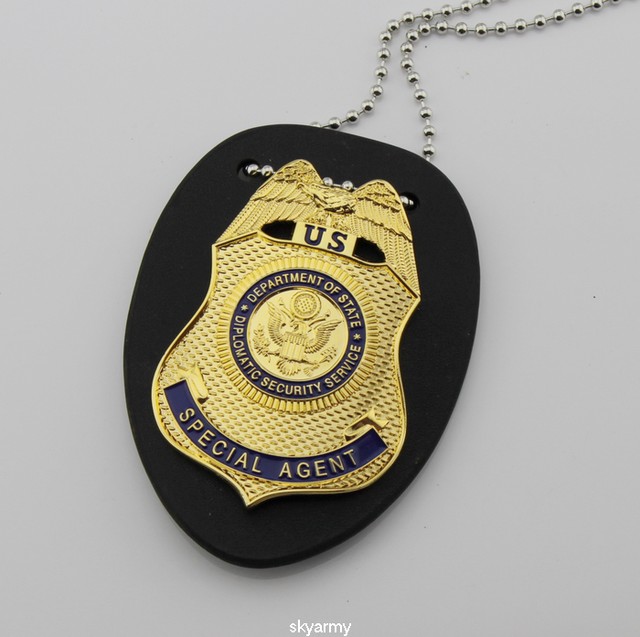 LEATHER NECK CHAIN POLICE BADGE HOLDER FIT FOR All badges eBay