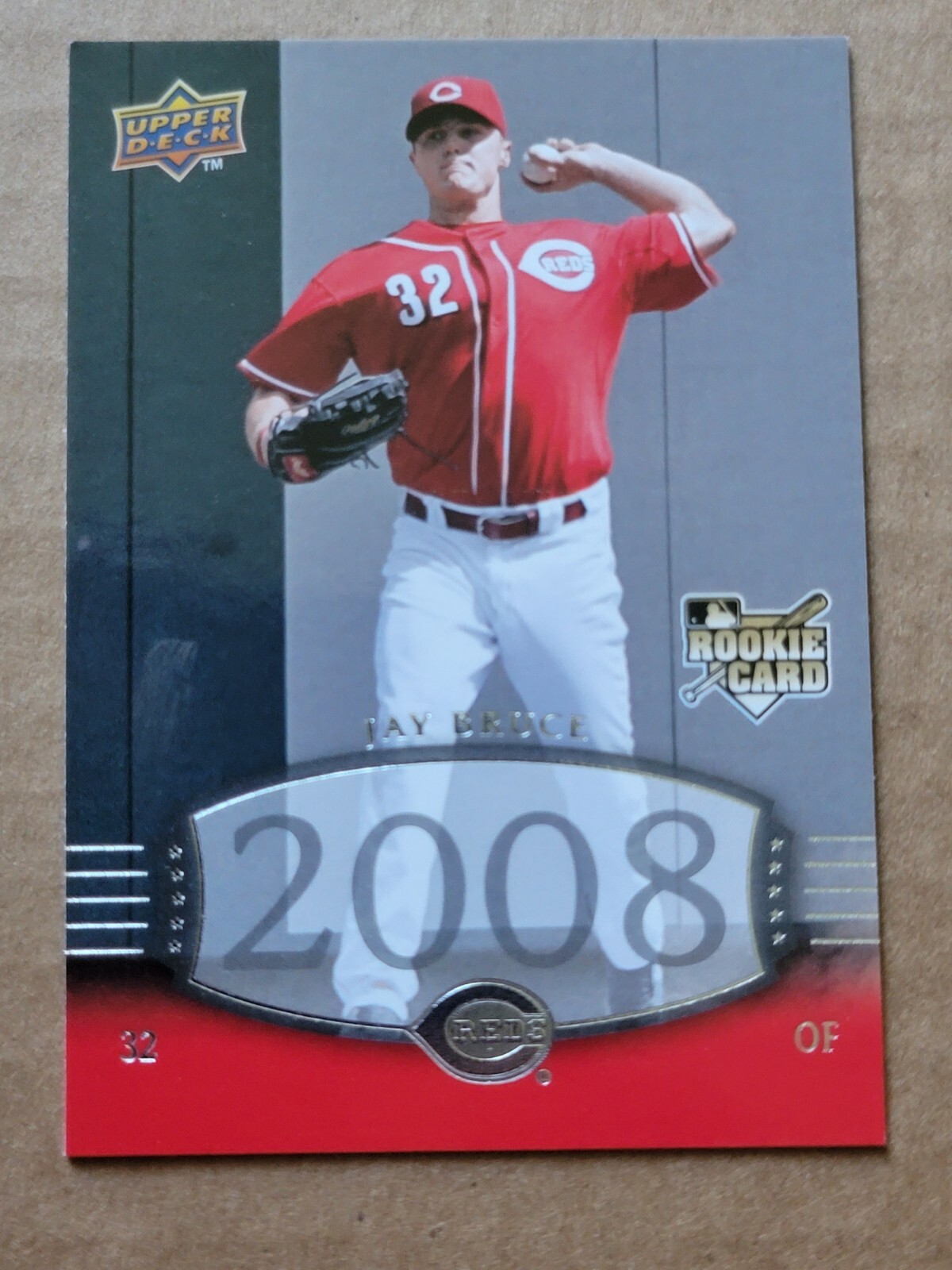 Jay Bruce 2008 Upper Deck Rookie Baseball Card #293