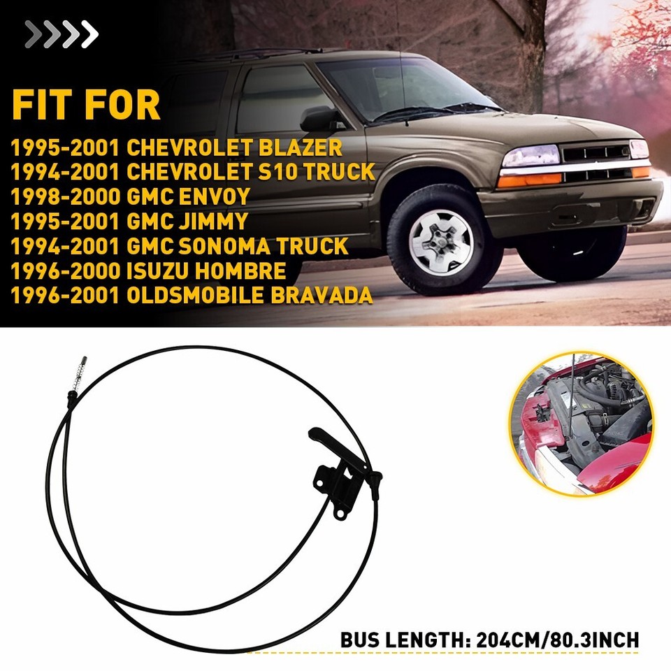Hood Cable Release 15732159 912001 For Chevy 1994 1995 19962001 S10 Blazer eBay