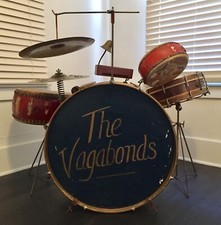 Vintage Ludwig 'Jazz Age' Drum Set circa 1926 - Rare 