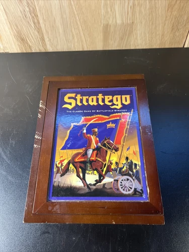 Vintage Game Collection Stratego Board MB Games Hasbro Wooden Box 2009 Complete