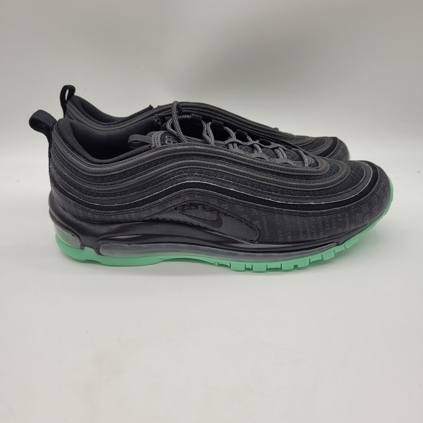 green glow air max 97