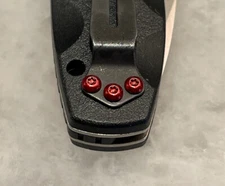 Red Stainless Steel Clip Screw For Benchmade Barrage 585 580 Nylon Handle Knife