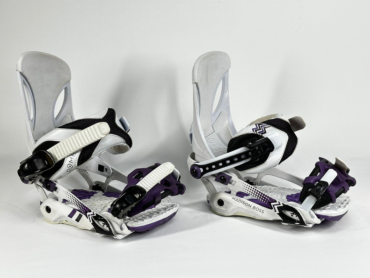 Size S/M Rome SDS Madison Boss Womens Snowboard Bindings #162 | eBay 