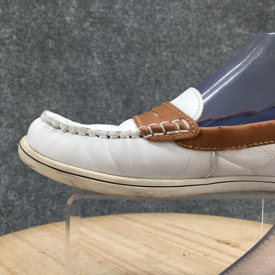 Mocassim Feminino Tommy Hilfiger Butter Penny 7,5M Branco Marrom Couro - Imagem 4 de 4