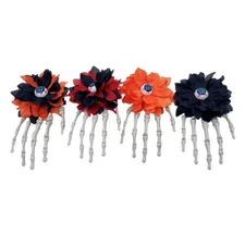 Halloween Skeleton Hand Hair Clip Hairpin Spooky Accessory for Costume Party