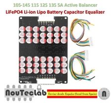 14S 5A Li-ion Lifepo4 LTO Lithium Active Equalizer Balancer Capacitor 10S-14S