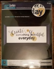 ZWEIGART ARTISTE Embroidery Kit - CREATE SOMETHING BEAUTIFUL EVERY DAY