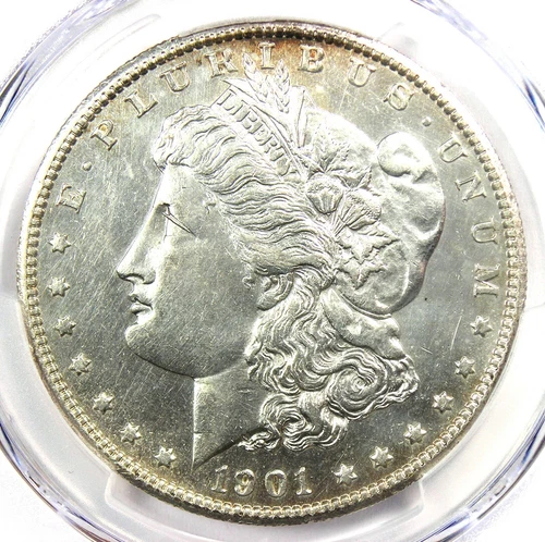 1901-S Morgan Silver Dollar $1 Coin - Rare Date - Certified PCGS AU Details