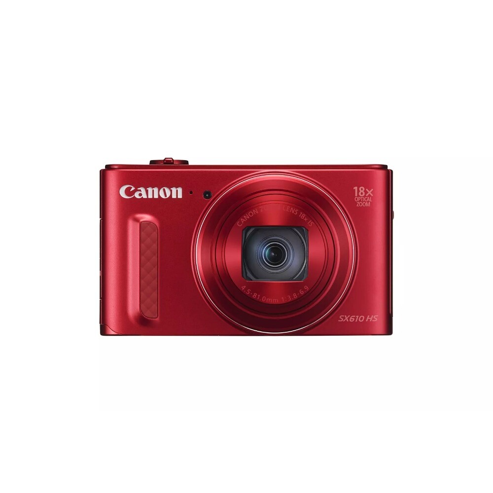 Red Canon PowerShot SX610 HS Optical 18x Zoom Digital Camera | eBay