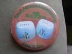 BX RED WING MN COLLECTORS SOCIETY POTTERY 2008 ANNUAL CONVENTION PIN BACK BUTTON