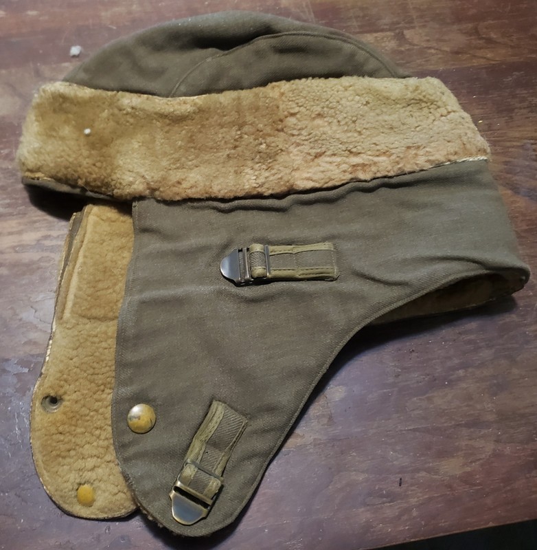 Original - WWII M1941 US Army Cold Weather Cap Hat Rare Version (18H)?