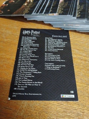 Harry Potter And The Prisoner of Azkaban 90 Trading Card Set Part 2 (91-180) - Picture 5 of 5
