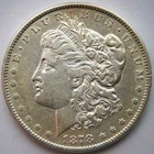 1878 P VAM 197 Doubled UR-BUS UNU, Missing Feather Morgan Silver Dollar #C580