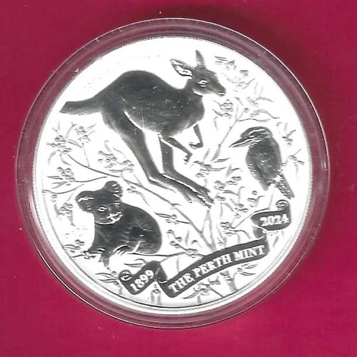 2024 AUSTRALIAN KOALA, KANGAROO & KOOKABURRA  .999 SILVER ROUND