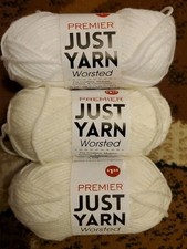 Lot of 3- Premier Yarn, Worsted, 109 Yards Each