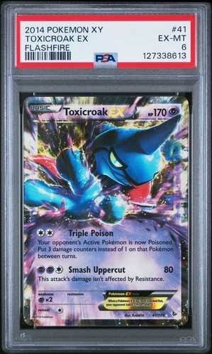 Toxicroak-EX graded PSA 6 for sale on eBay