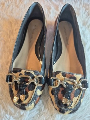 Antonio Melani Leopard Ballet Flats