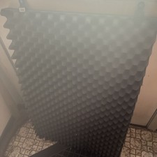 4 Egg Crate Foam Sound Proof Foam Panels for Walls, 24  x 36  X 2  